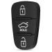 Hyundai I10 I20 I30 Kia Rio Sportage Bicskakulcs nyomógomb 3 gombos