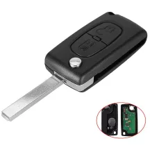 Peugeot Citroen Bicskakulcs elektronikával 433Mhz ID46 CE0536 VA2