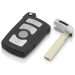 Bmw 7 E65 E66 2002-2008 Kulcsház 433Mhz ID49 PCF7945 3 gombos