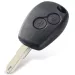 Renault Dacia Kulcsház elektronikával 433Mhz ID46 PCF7947 2 gombos