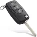 Audi A3 A4 A6 A8 TT 1998-2003 Bicskakulcs + elektronika 433Mhz ID48 3gomb 4D0837231N