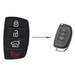 Hyundai Kia Bicskakulcs nyomógomb 4 gombos
