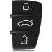 Audi A1 A4 A3 A6 Q3 Q7 Bicskakulcs nyomógomb 3 gombos