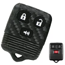 Ford Edge Espace Escort Szilikon tok Karbon mintás 3 gombos