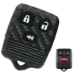 Ford Edge Espace Escort Szilikon tok Karbon mintás 3 gombos