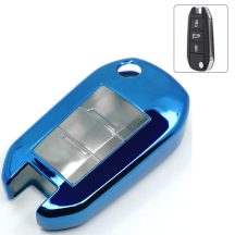 Peugeot 208 301 308 Citroen C4 Autókulcs védő tok Piros 3 gombos