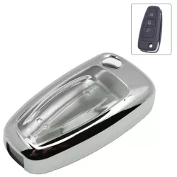 Peugeot 208 301 308 Citroen C4 Autókulcs védő tok Piros 3 gombos