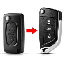   Peugeot Citroen Bicskakulcs felújító átalakító VA2 3 gombos