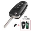 Ford C-Max S-Max Focus Galaxy Mondeo Bicskakulcs ház 434Mhz FSK 4D63-40bit 3-gombos 