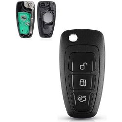Ford C-Max S-Max Focus Galaxy Mondeo Bicskakulcs elektronikával 433Mhz FSK 4D63 40bit 3-gombos