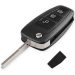 Ford C-Max S-Max Focus Galaxy Mondeo Bicskakulcs elektronikával 433Mhz FSK 4D63 40bit 3-gombos