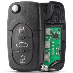 Audi A2 A4 Vw Beetle 1999-2005 Bicskakulcs elektronikával 433Mhz ASK 3 gomb 8Z0837231D