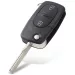Audi A2 A3 A4 A6 1996-2005 Bicskakulcs elektronikával 433Mhz ASK ID48 3 gomb HU75T 4D0837231R