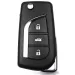 Toyota Auris Avensis Corolla Hilux Verso Bicskakulcs 3 gombos TOY48