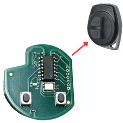 Suzuki Swift Grand Vitara Ignis Kulcsház elektronika ASK 433Mhz ID46 2 gombos