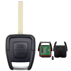 Opel Astra Vectra Zafira Kulcsház 2 gombos 433Mhz ID40 HU100R