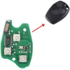 Renault Dacia Opel Nissan Kulcsház elektronika FSK 433Mhz PCF7961M 4A 3-gombos