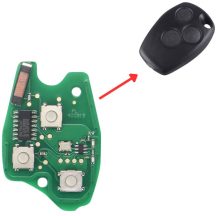   Renault Dacia Opel Nissan Kulcsház elektronika FSK 433Mhz PCF7961M 4A 3-gombos
