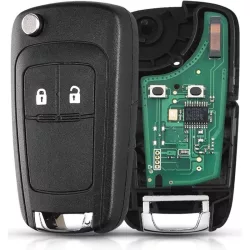 Opel Astra Insignia Corsa Zafira Bicskakulcs ház 433Mhz ASK PCF7937W 2-gombos 