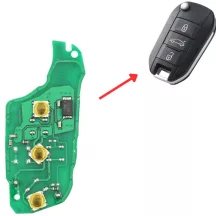 Peugeot Kulcsház elektronika 433Mhz ID46 PCF7941A