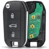 Citroen Peugeot Bicskakulcs ház +elektronika VA2 433Mhz ID46 PCF7941A Citroen Peugeot Bicskakulcs ház +elektronika VA2 433Mhz ID46 PCF7941A