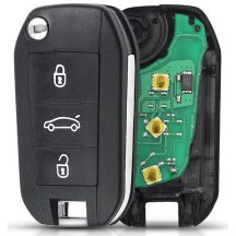   Citroen Peugeot Bicskakulcs ház +elektronika VA2 433Mhz ID46 PCF7941A