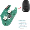 Renault 2 gombos távirányító panel 433 MHz PCF7946A