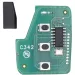 Captiva Antara Kulcsház távirányító panel 3 gombos 433MHz PCF7936
