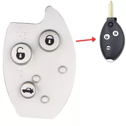 Citroen C2 C3 C4 Kulcsház nyomógomb