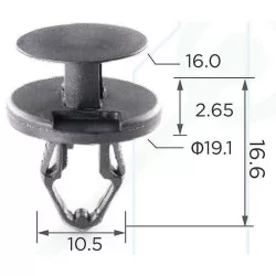 Patent lökhárító burkolat 11609417