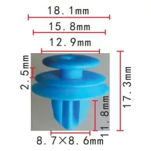 Patent kárpit díszléc burkolat DEL1186