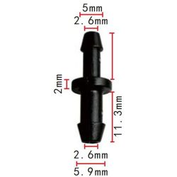 Csőcsatlakozó egynes idom 23E8176078