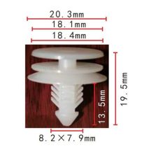 Patent kárpit Burkolat díszléc DEL139