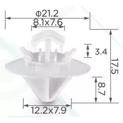 Díszléc Patent 85654