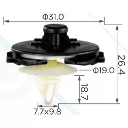 Ajtó Kárpit Patent 6N0868243A