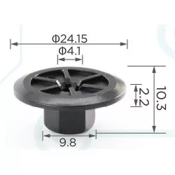 Műanyag anya univerzális 51711958025
