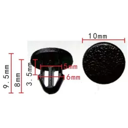 Patent Kárpit Karosszéria Szigetelés-Tömités 91520-SCC-003