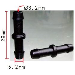 Csőcsatlakozó egynes idom DEL1751