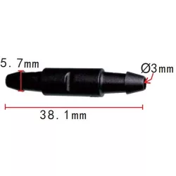 Csőcsatlakozó egynes idom DEL1932