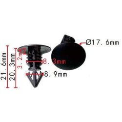 Patent Lökháritó Karosszéria Szigetelés-Tömités 01553-0170U