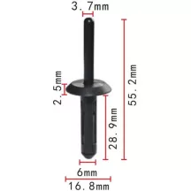 Szegecs műanyag 14063981