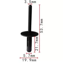 Patent műanyag szegecs 517170029532