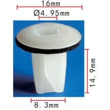 Patent műanyag alátét DEL286