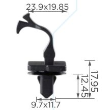 Nissan A-oszlop belső burkolat rögzítő klip 62217-33031