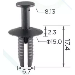 Patent Lökháritó Karosszéria Szigetelés-Tömités 51111908077