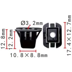 Patent ajtó díszléc 8K0837199