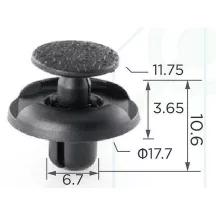Patent Díszléc Karosszéria Szigetelés- Tömítés 53879-60010