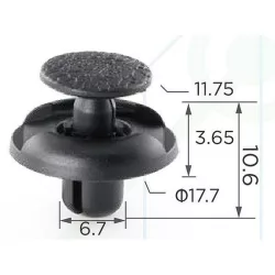Patent Díszléc Karosszéria Szigetelés- Tömítés 53879-60010