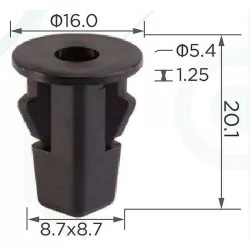 Önmetsző csavar alatti betét 90189-06214