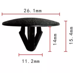 Patent Lökhárító Burkolat 81126-37010